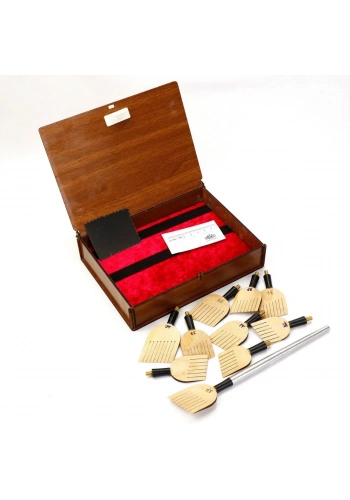 Art Elegant M.S. Hat Kalem Seti Ahşap Kutu 31-40mm 11 Parça