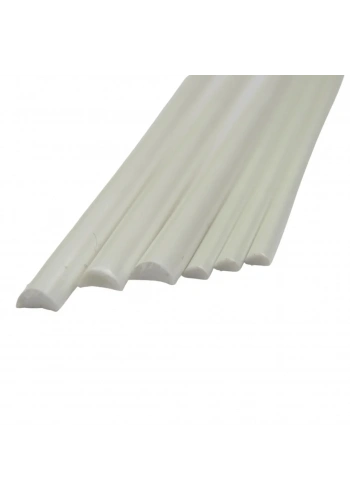 Art Elegant Plastik Yarım Daire Çıta 5mm 50cm 10lu