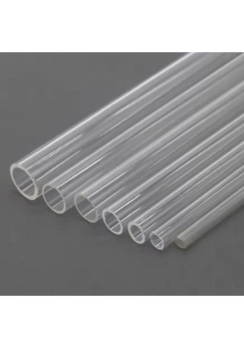 Art Elegant Plastik Yuvarlak Boru İçi Boş 100cm 6mm Şeffaf