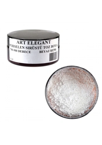 Art Elegant Porselen Sırüstü Toz Boya 50gr Beyaz