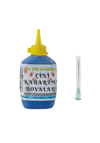 Art Elegant Seramik ve Çini Kabartma Boya 60cc - 5135 Mavi