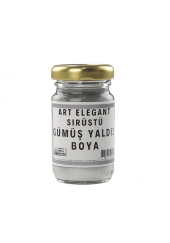 Art Elegant Sırüstü Yaldız Boya 67cc (50gr) Gümüş