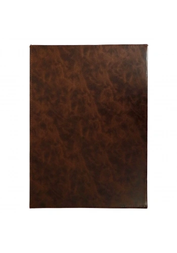 Art Elegant Suni Deri Cepli Yazı Altlığı 25x35cm Desenli Vişne