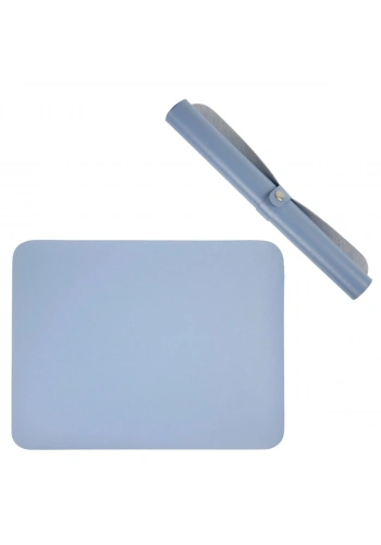 Art Elegant Suni Deri Yazı Altlığı 30x40cm Mavi