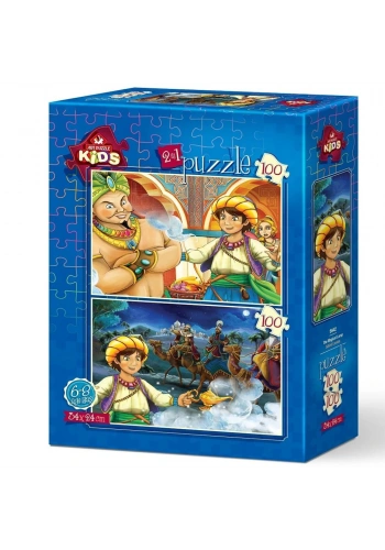 Art Puzzle 2x100 Parça Sihirli Lamba  5642