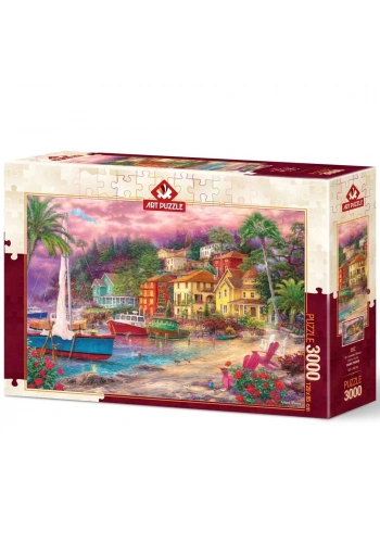 Art Puzzle 3000 Parça Eflatun Kıyılar 5527