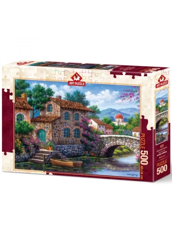 Art Puzzle 500 Parça Çiçekli Kanal 5070