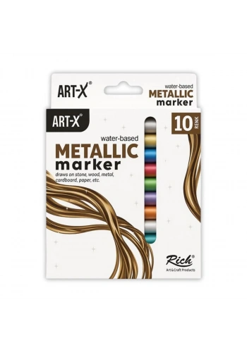 ART-X Metallic Marker Kalem Seti 10lu