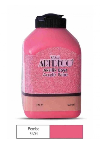 ARTDECO 70L AKRİLİK BOYA 3604 PEMBE 500ml