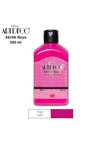 ARTDECO 70L AKRİLİK BOYA 3653 FUŞYA 500ml