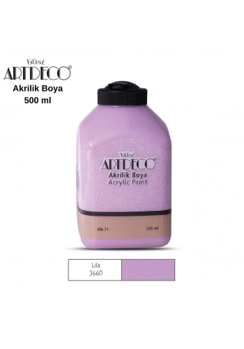ARTDECO 70L AKRİLİK BOYA 3660 LİLA 500ml