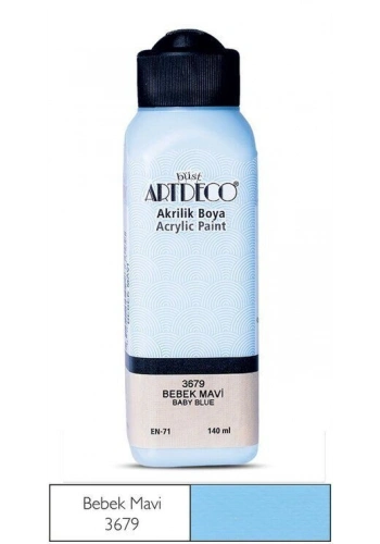 Artdeco Akrilik Boya 140 ml. 3677 GÖKYÜZÜ MAVİ