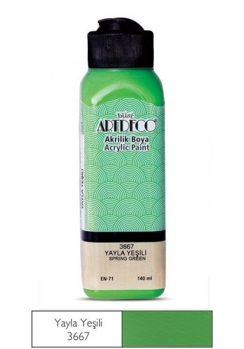 Artdeco Akrilik Boya 140 ml. 3667 YAYLA YEŞİLİ