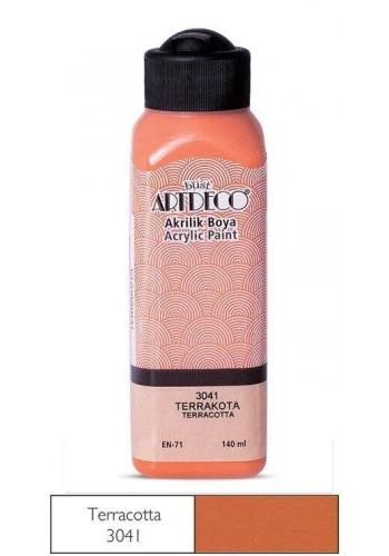 Artdeco Akrilik Boya 140 ml. 3041 TERRAKOTA