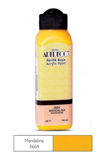 Artdeco Akrilik Boya 140 ml. 3664 MANDALİNA