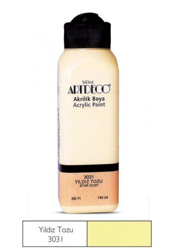 Artdeco Akrilik Boya 140 ml. 3031 YILDIZ TOZU