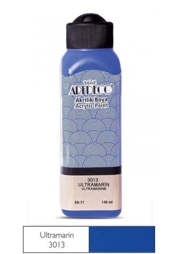Artdeco Akrilik Boya 140 ml. 3013 ULTRAMARİN