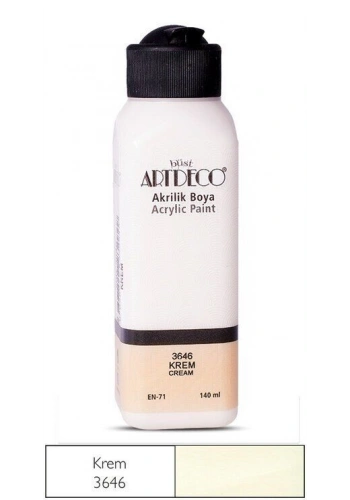 Artdeco Akrilik Boya 140 ml. 3646 KREM