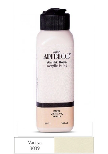 Artdeco Akrilik Boya 140 ml. 3039 VANİLYA