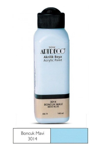 Artdeco Akrilik Boya 140 ml. 3014 BONCUK MAVİ