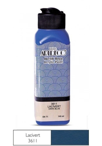 Artdeco Akrilik Boya 140 ml. 3611 LACİVERT