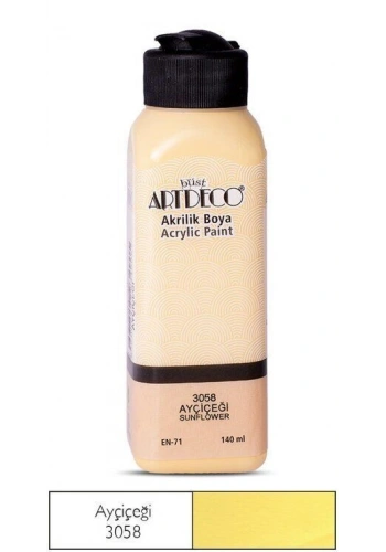 Artdeco Akrilik Boya 140 ml. 3058 AYÇİÇEĞİ