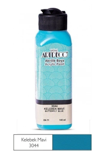 Artdeco Akrilik Boya 140 ml. 3044 KELEBEK MAVİ