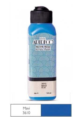 Artdeco Akrilik Boya 140 ml. 3610 MAVİ