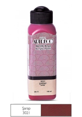 Artdeco Akrilik Boya 140 ml. 3021 ŞARAP