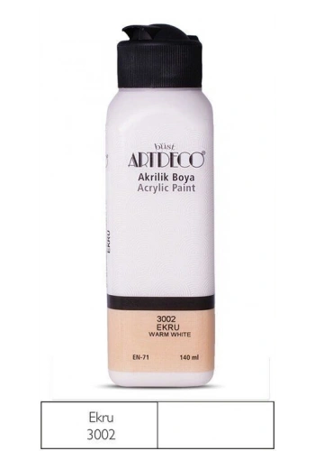 Artdeco Akrilik Boya 140 ml. 3002 EKRU
