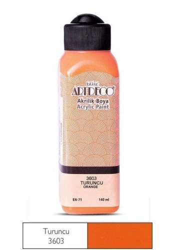 Artdeco Akrilik Boya 140 ml. 3603 TURUNCU