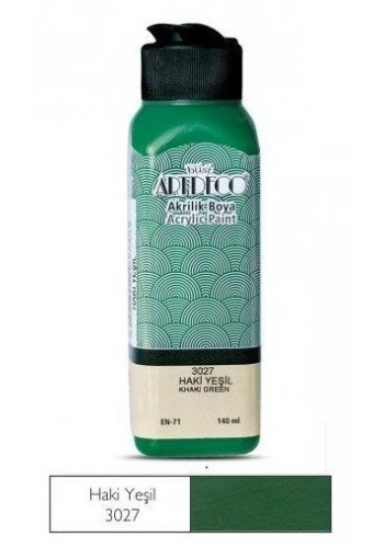 Artdeco Akrilik Boya 140 ml. 3027 HAKİ YEŞİL