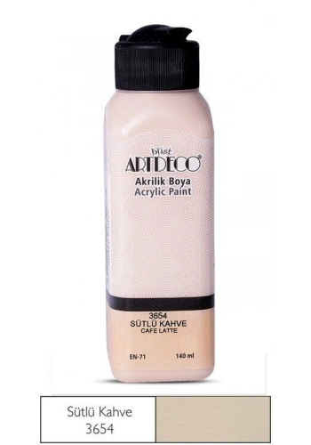 Artdeco Akrilik Boya 140 ml. 3654 SÜTLÜ KAHVE