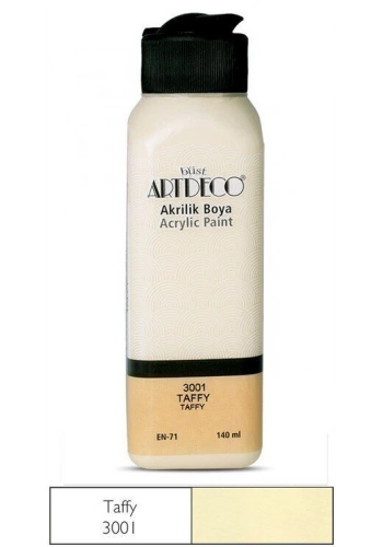 Artdeco Akrilik Boya 140 ml. 3001 TAFFY