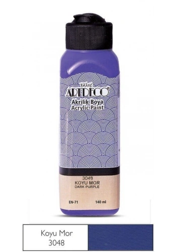 Artdeco Akrilik Boya 140 ml. 3048 KOYU MOR