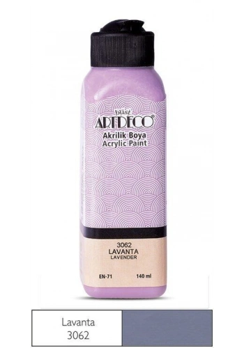 Artdeco Akrilik Boya 140 ml. 3062 LAVANTA