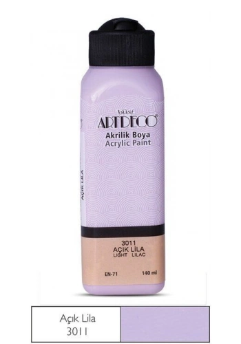 Artdeco Akrilik Boya 140 ml. 3011 AÇIK LİLA