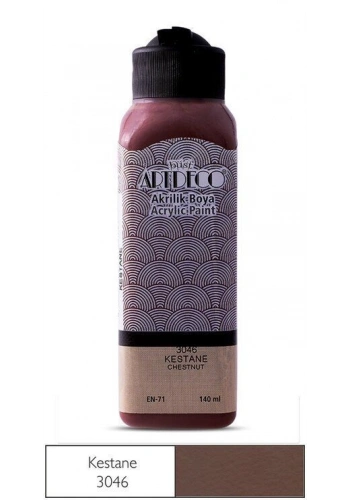 Artdeco Akrilik Boya 140 ml. 3046 KESTANE