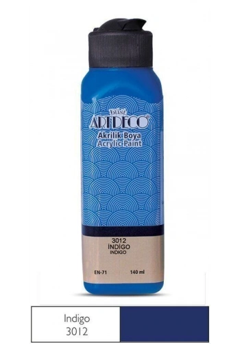 Artdeco Akrilik Boya 140 ml. 3012 İNDİGO
