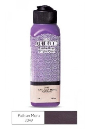 Artdeco Akrilik Boya 140 ml. 3049 PATLICAN MORU