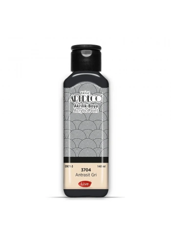Artdeco Akrilik Boya 140 ML Antrasit Gri 3704
