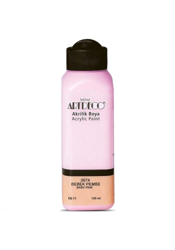Artdeco Akrilik Boya 140 ML Bebek Pembe 070R-3674