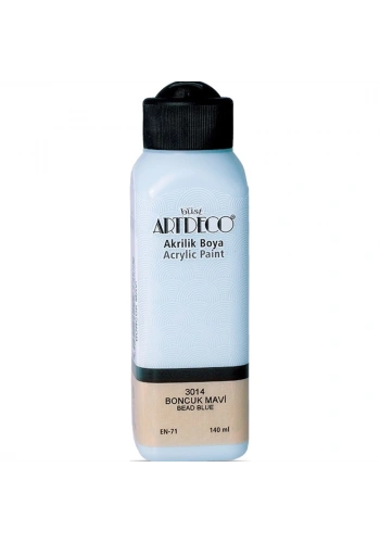 Artdeco Akrilik Boya 140 ML Boncuk Mavi 070R-3014