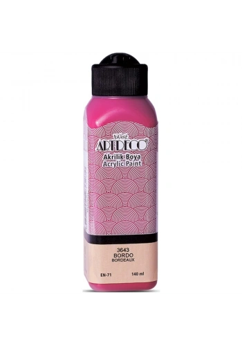 Artdeco Akrilik Boya 140 ML Bordo 070R-3643