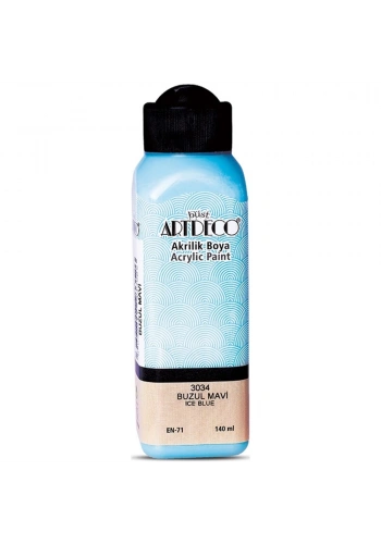 Artdeco Akrilik Boya 140 ML Buzul Mavi 070R-3034