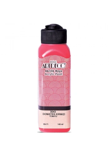 Artdeco Akrilik Boya 140 ML Domates Kırmızı 070R-3043