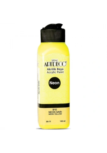 Artdeco Akrilik Boya 140 ML Fosforlu Sarı 070R-910