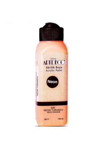 Artdeco Akrilik Boya 140 ML Fosforlu Turuncu 070R-920