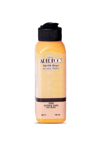 Artdeco Akrilik Boya 140 ML Güneş Sarı 070R-3059