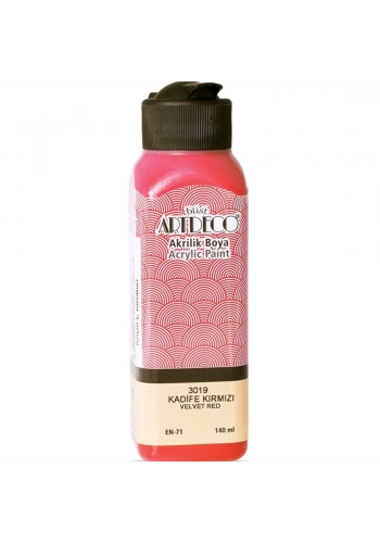 Artdeco Akrilik Boya 140 ML Kadife Kırmızı 070R-3019